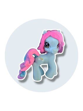 My Little Pony Mini Action Figure Toy: Hair Syles in a Snap Rainbow Dash, 2 in.